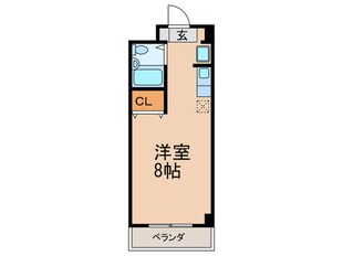 パレス名駅西の物件間取画像